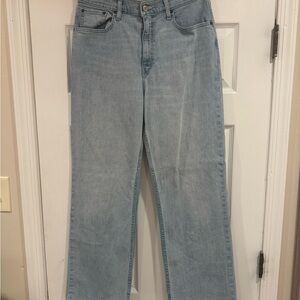 Abercrombie & Fitch Light Blue Straight Leg Jeans